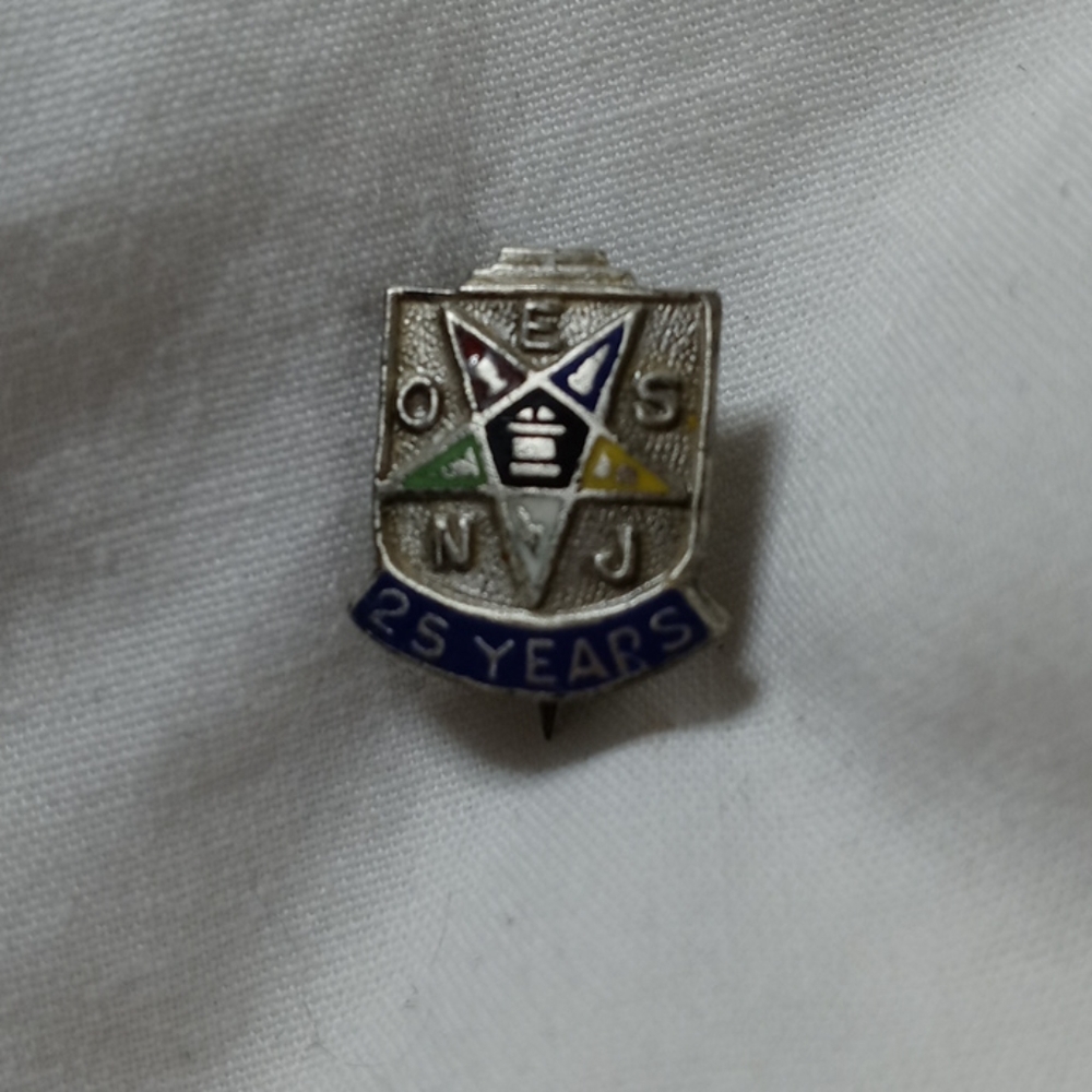 Vintage OESNJ 25yrs Pin
